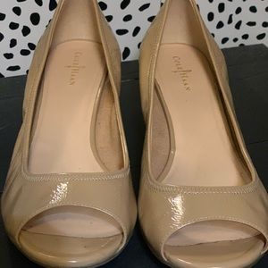 Cole Han Peep Toe Wedge